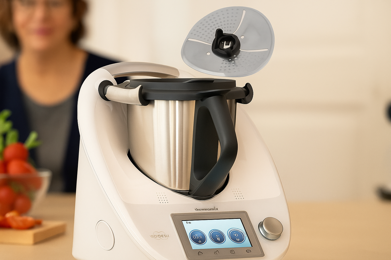 disque Éplucheur et couvre lame compatible thermomix tm6 tm5 tm31