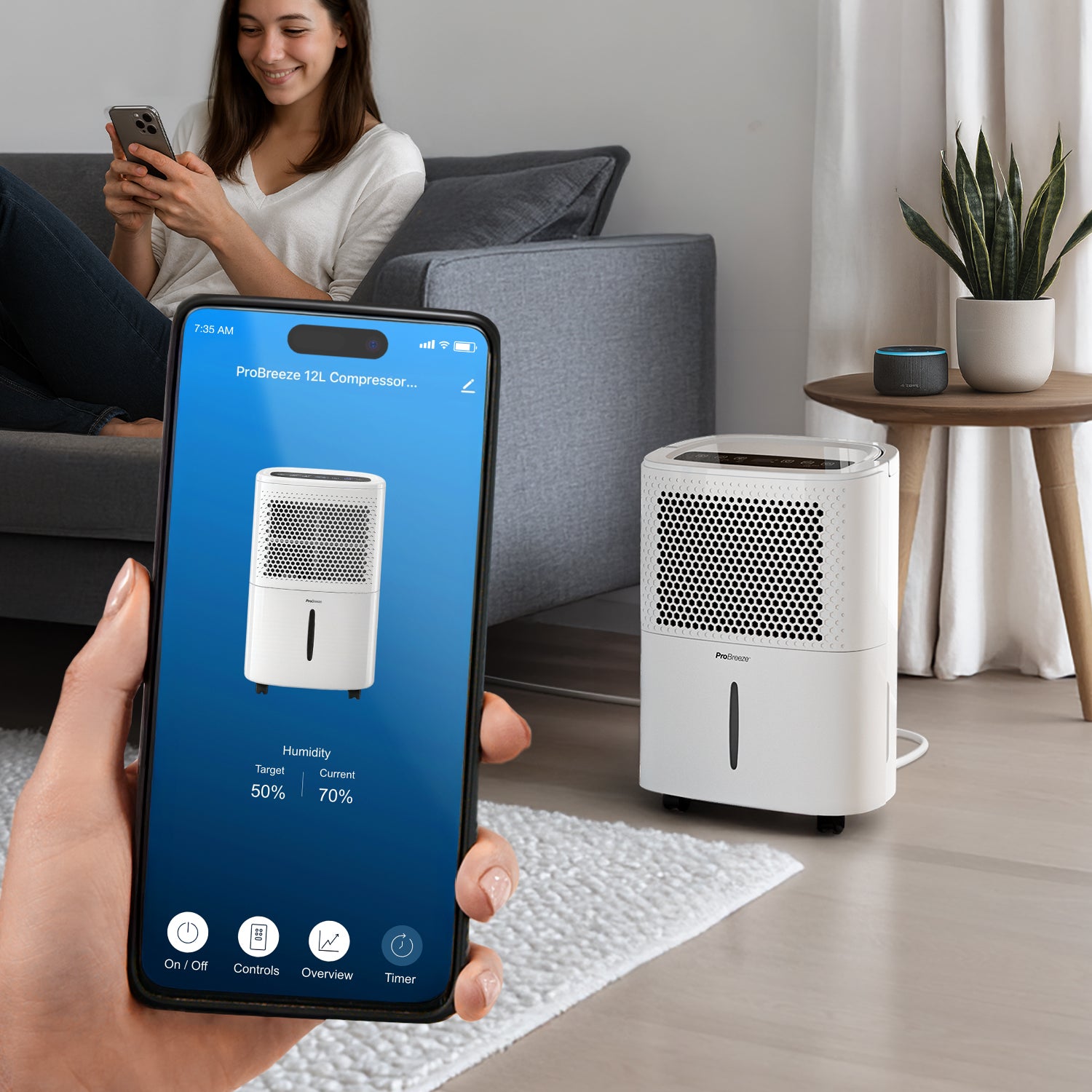 déshumidificateur 12 l avec hygrostat intégré et contrôle par application intelligente déshumidificateur 12 l avec hygrostat intégré et contrôle par application intelligente
